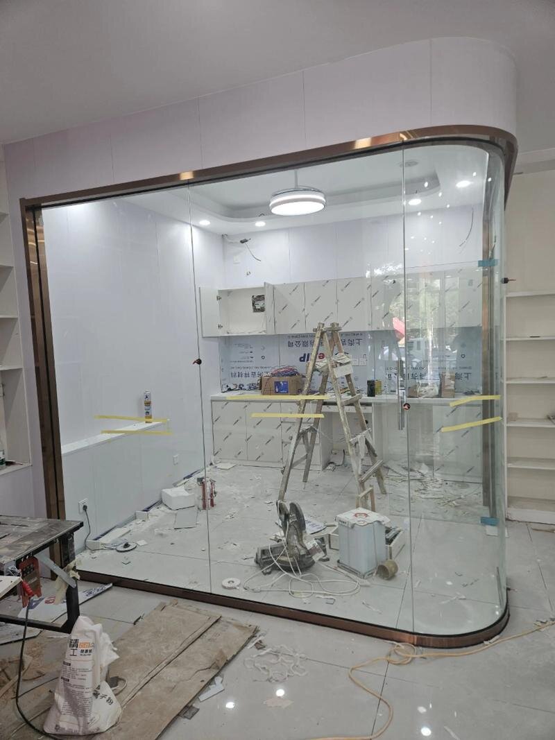上饶市弧形玻璃异形展柜玻璃 - 哪里好